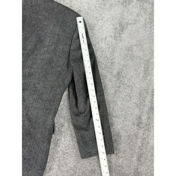 Hugo Boss Suit Jacket 40 R Black Cashmere Colombo Rossellini Designer Luxury USA